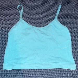 Garage Double Lined Cropped Tank Top